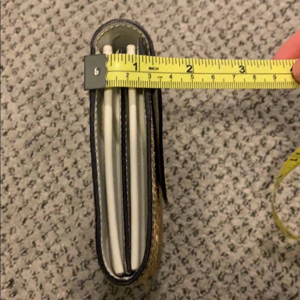 Python Leather Clutch - image 7